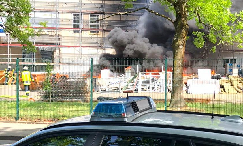 Essen-Frohnhausen Merkez Camii yangın