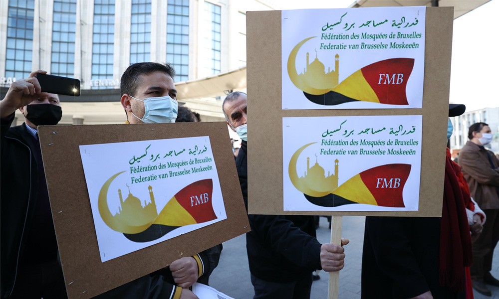Protesto Belçika