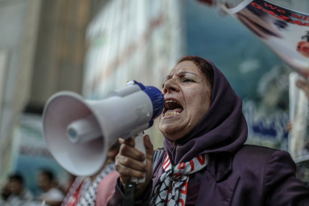 Kahire’de aktivistler, "Küresel Gazze Yürüyüşü"ne destek gösterisi düzenledi