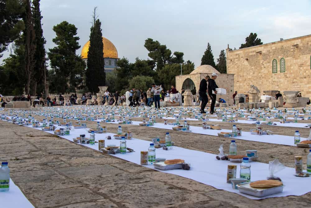 kudüs ramazan filistin oruç iftar mescid-i aksa