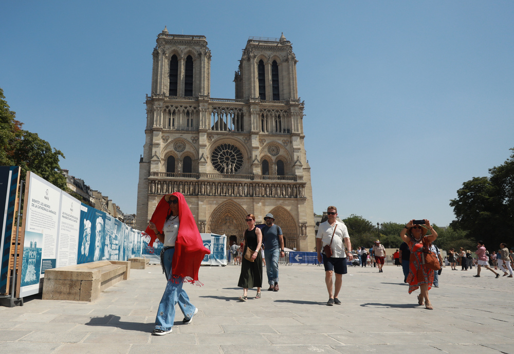 Avrupa sıcak hava dalgası iklim değişikliği iklim krizi paris fransa
