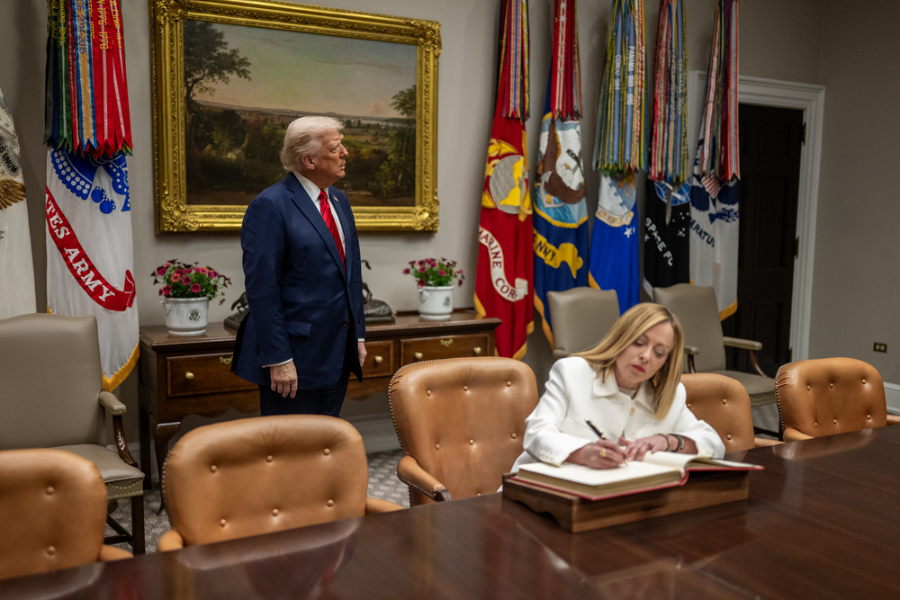 Giorgia Meloni İtalya Donald Trump ABD