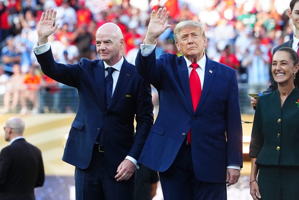 Donald Trump Gianni Infantino FIFA futbol Birleşmiş Milletler BM Genel Sekreterliği Sekreteri
